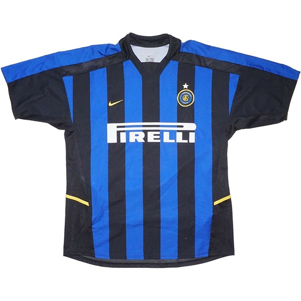 Thailande Maillot Football Inter Milan Domicile Retro 2002 2003 Bleu